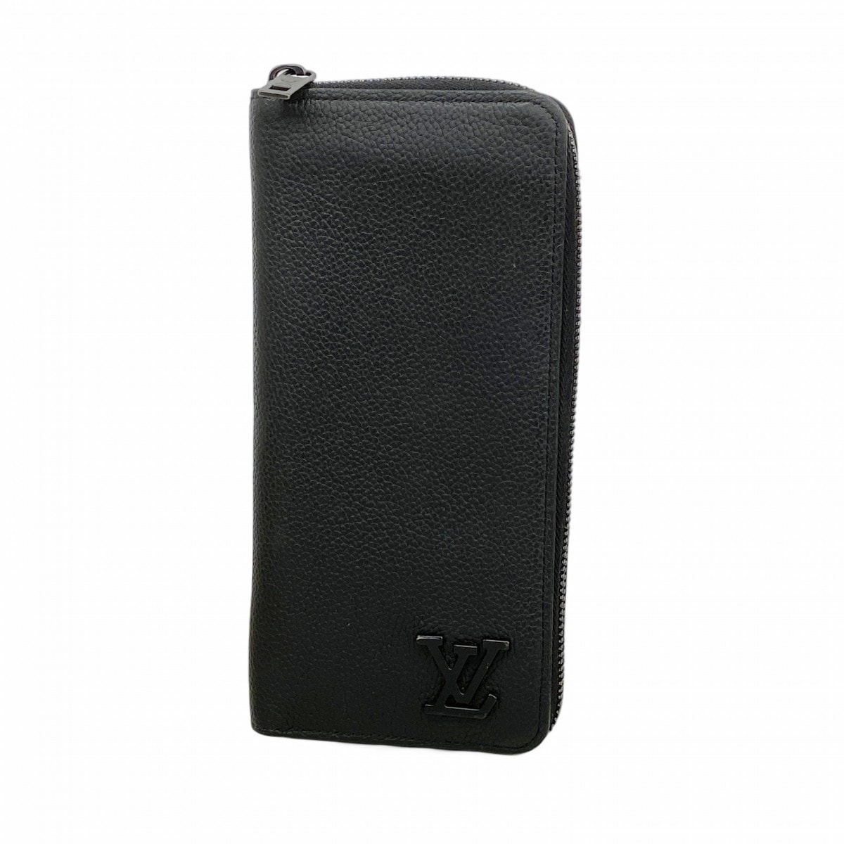 【6dc3373-k】ルイヴィトン 長財布 LVアエログラム ジッピーウォレットヴェルティカル M81743 ノワール【中古】メンズ