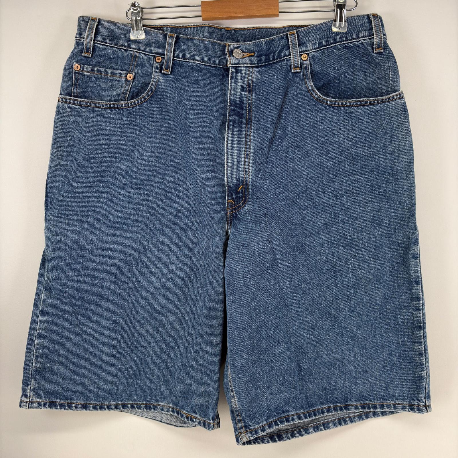 古着 00’s/00年代 リーバイス Levi's ショートパンツ テーパード バギー デニム ジーパン 560 w40 L00  ブルー メンズ
