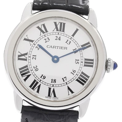 カルティエ ロンドソロ SM W6700155 レディース 【中古】