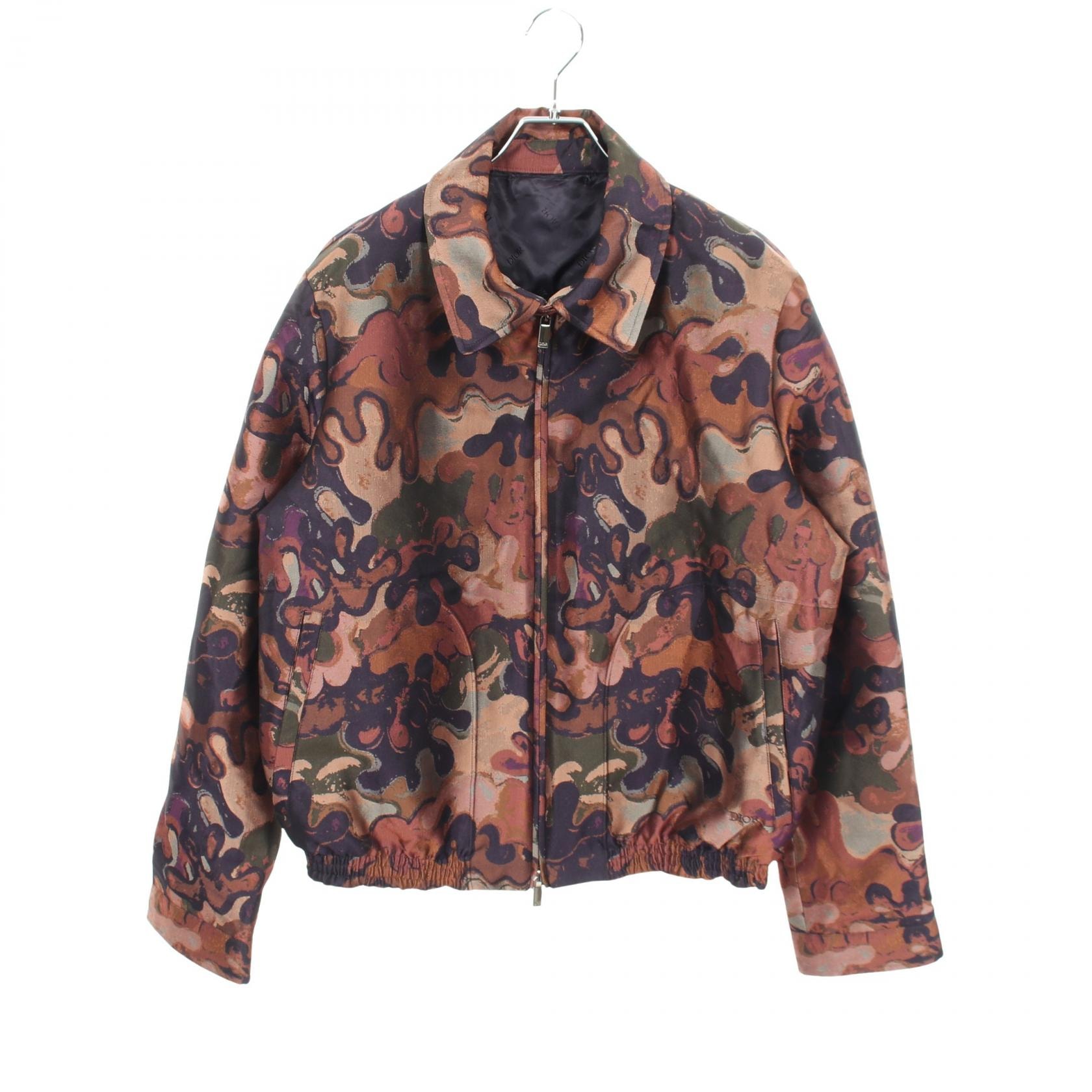 ディオール Dior DIOR × PETER DOIG カモフラージュ ブルゾン 衣料品 アウター ポリエステル メンズ ブラウン系 / マルチカラー 143C402A5336 【中古】
