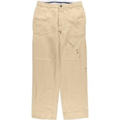 古着 ブルックスブラザーズ Brooks Brothers CLARK コットン×リネンパンツ スラックス メンズw32相当/eaa541336