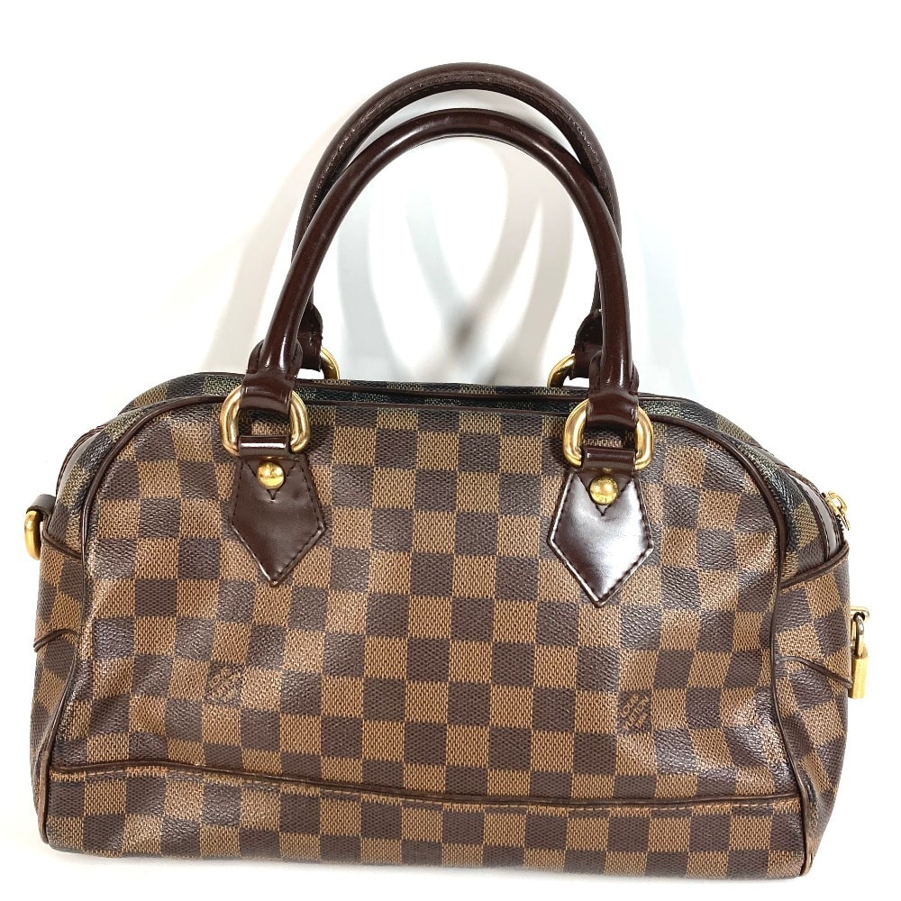 ルイヴィトン LOUIS VUITTON ドゥオモ  N60008 ダミエ カバン ミニボストンバッグ  ハンドバッグ ダミエキャンバス エベヌ ブラウン