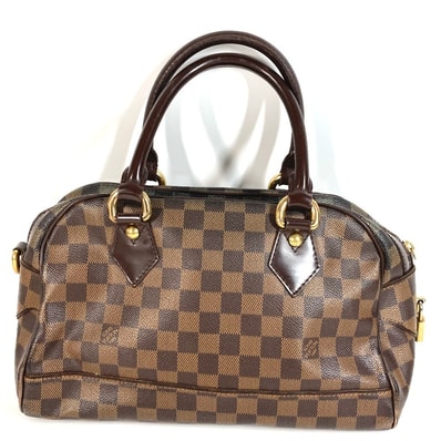 ルイヴィトン LOUIS VUITTON ドゥオモ N60008 ダミエ カバン ミニボストンバッグ ハンドバッグ ダミエキャンバス エベヌ ブラウン