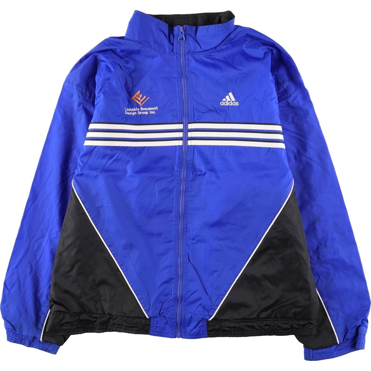 古着 90年代 アディダス adidas TEAM アドバタイジング ナイロンジャケット メンズXL相当 ヴィンテージ/eaa459265