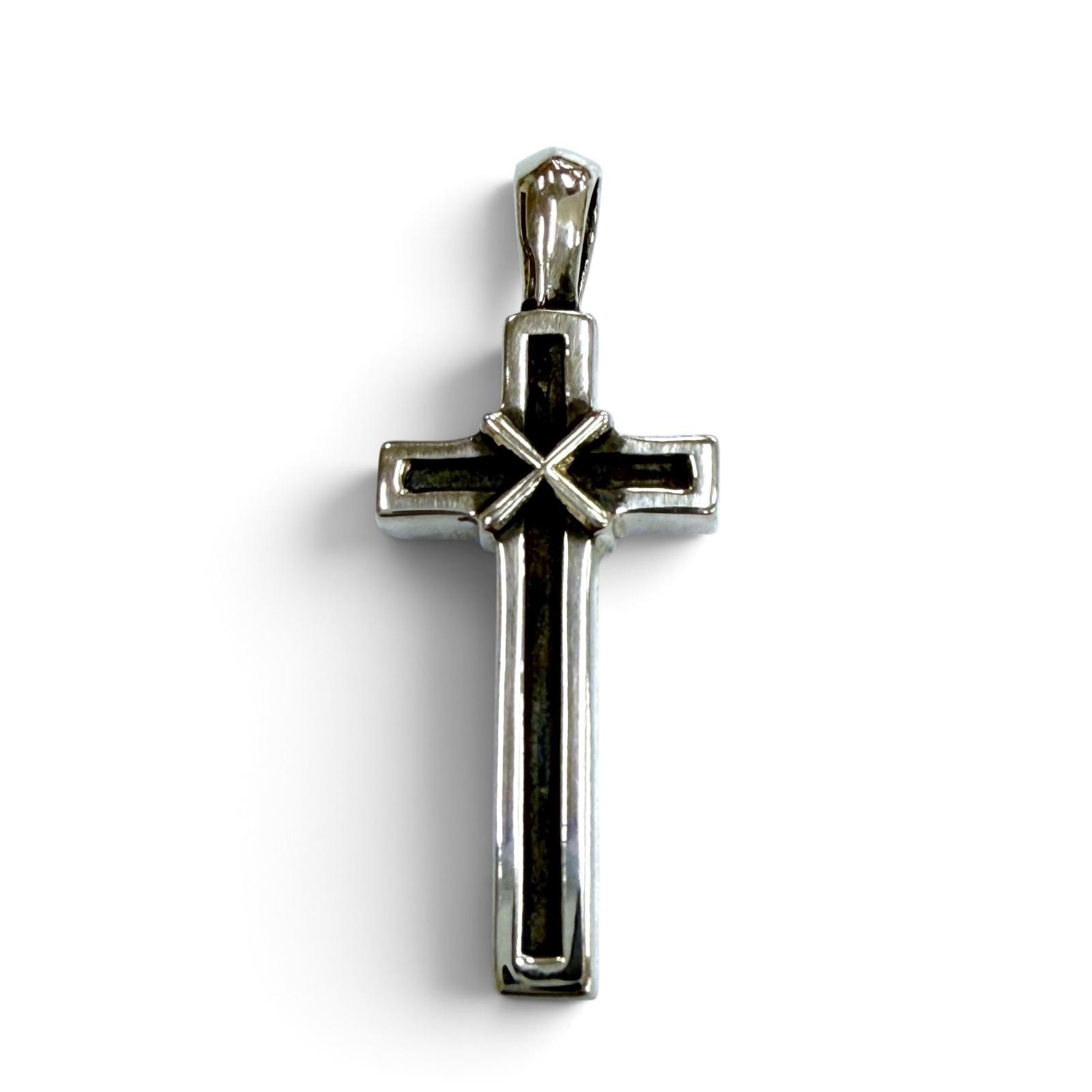美品 クロムハーツ ペンダントトップ MAPLE SOAP CROSS シルバー