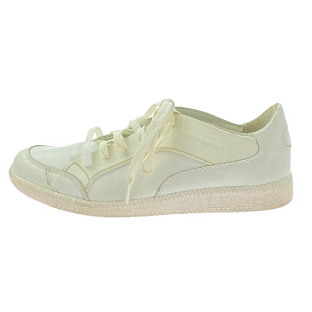 Emporio Armani エンポリオ・アルマーニ スニーカー レザー ローカット スニーカー ホワイト系 EUR41.5【中古】