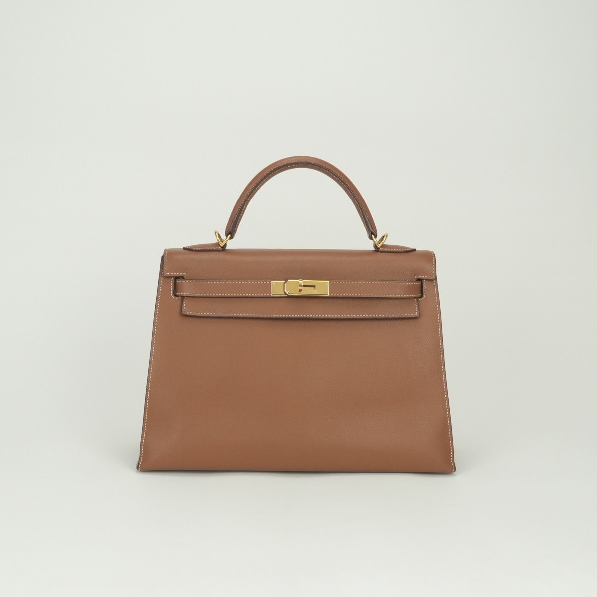 エルメス HERMES ケリー32 ケリー 32 バッグ トートバッグ ショルダーバッグ クシュベル ゴールド Gold ブラウン Brown 茶 ゴールド金具 ハンドバッグ 2Way 新型金具 外縫い