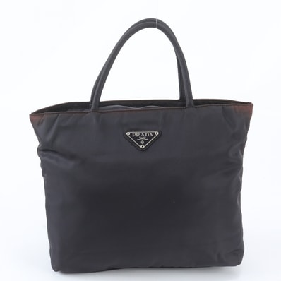 ■美品 プラダ テスート ナイロントライアングルロゴトート バッグ