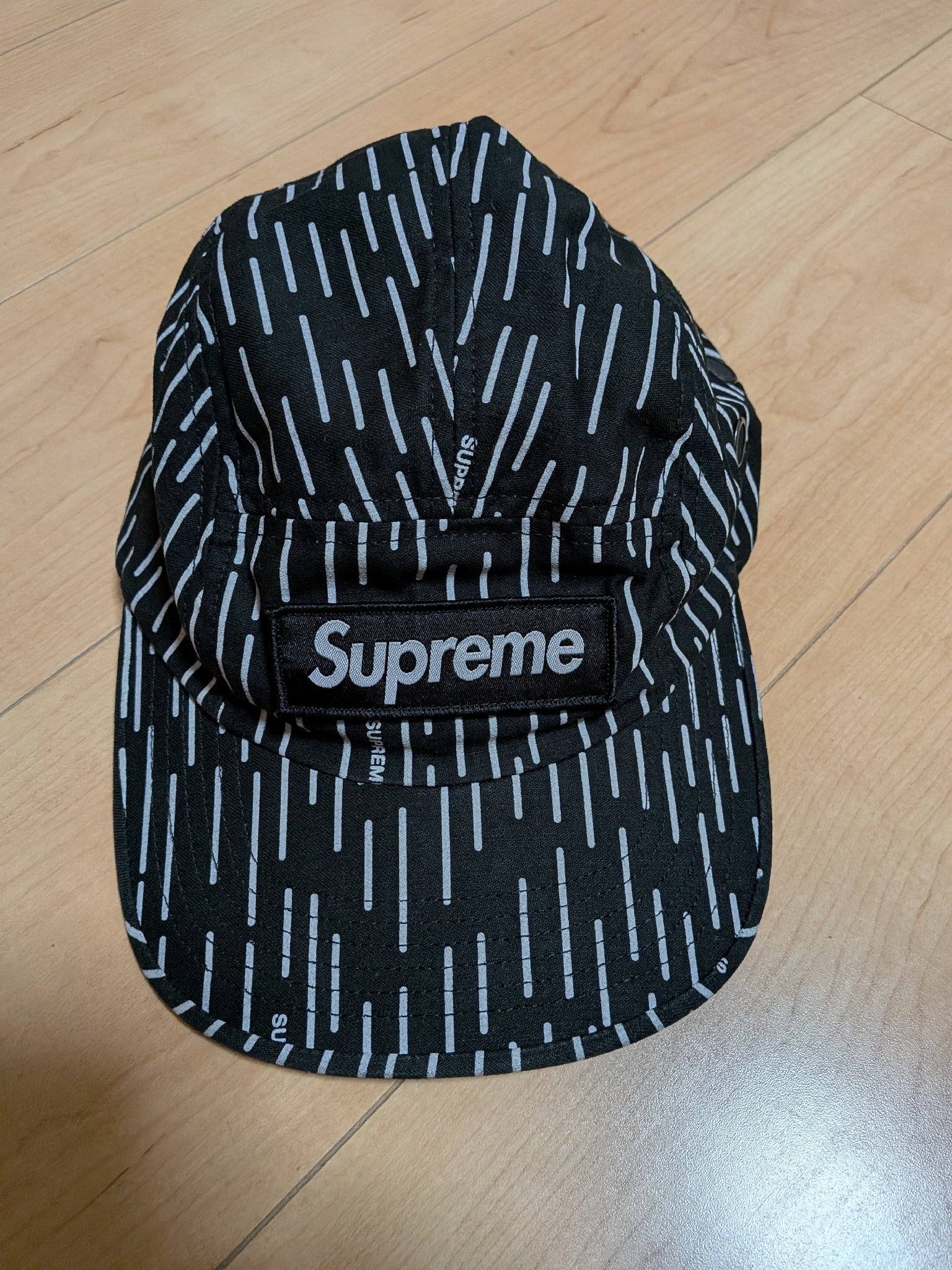 Supreme Military Camp Cap "Black Raindrop"