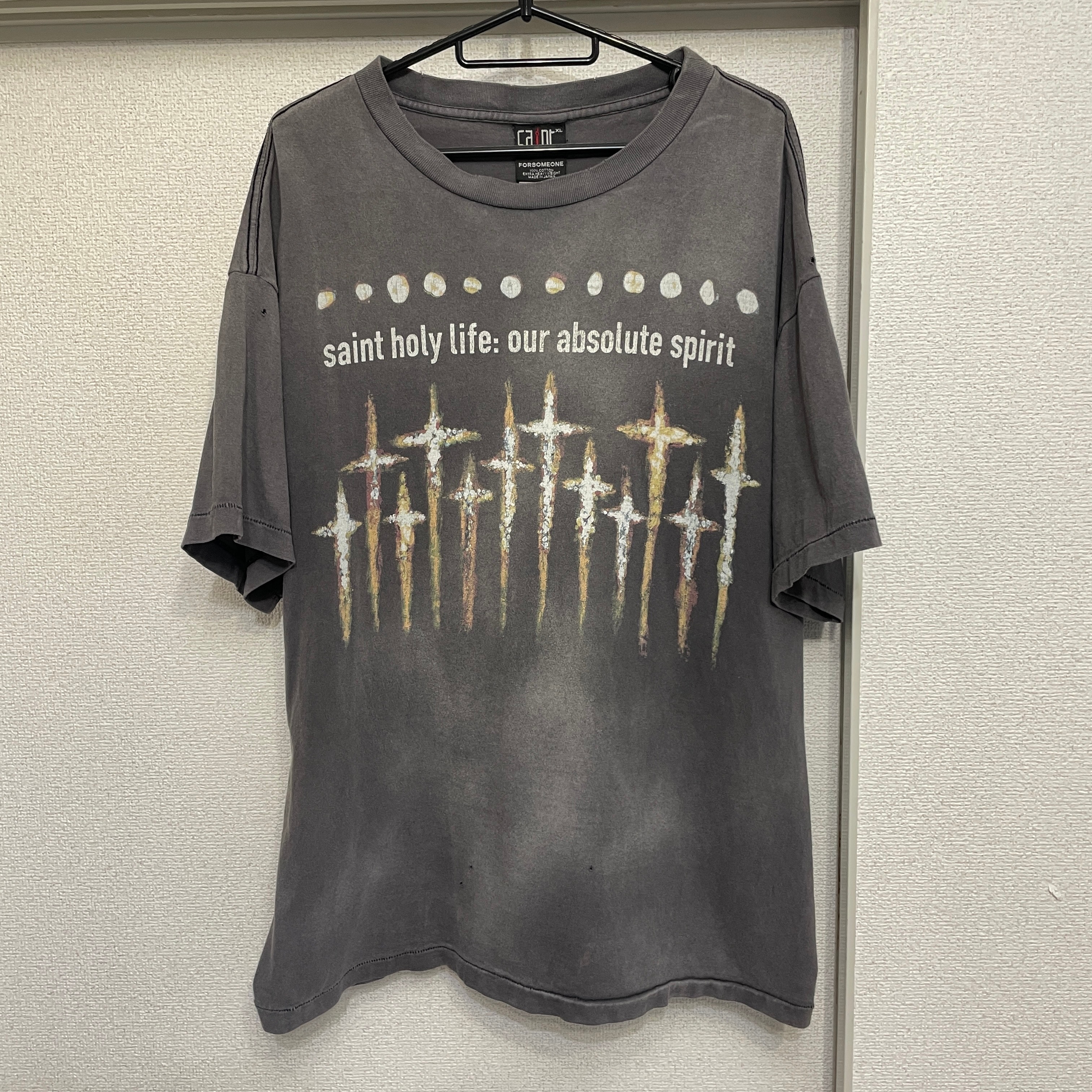 SAINT Mxxxxxx x FORSOMEONE FS_SS T-Shirt/God "Black"