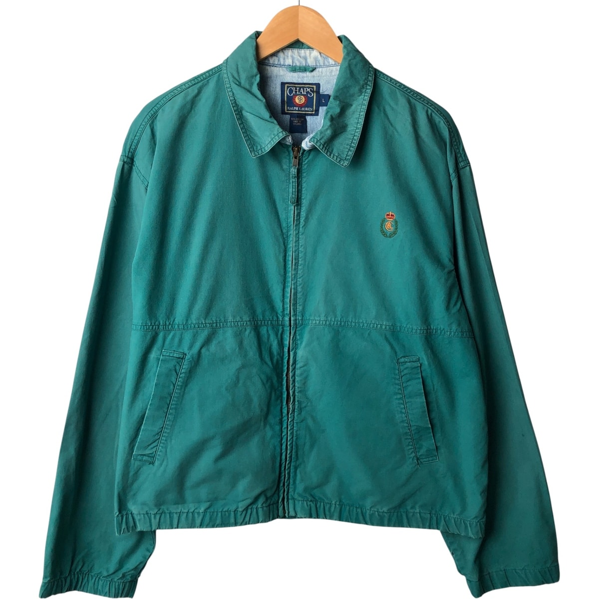 古着 80年代 ラルフローレン Ralph Lauren CHAPS チャップス スイングトップ スポーツジャケット メンズL相当 ヴィンテージ/eaa586394