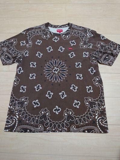 Supreme Small Box Tee "Bandana Brown"(21SS)