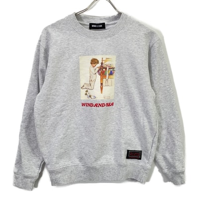 ウィンダンシー xNORMAN ROCKWELL CREW NECK SWEATSHIRT S