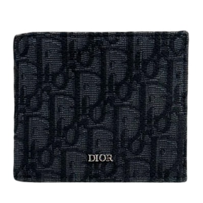 ディオール オブリーク 二つ折り財布 メンズ Dior 中古