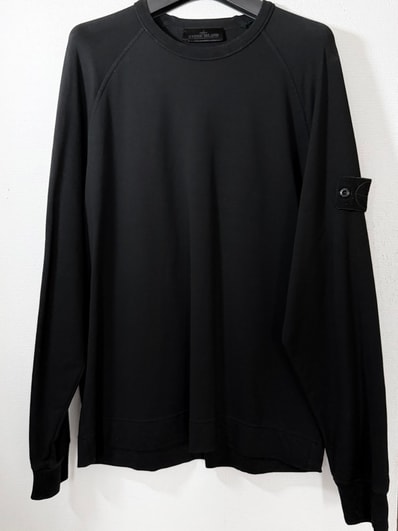 Stone Island Ghost 6100011 Cotton Stretch Fleece "Black"