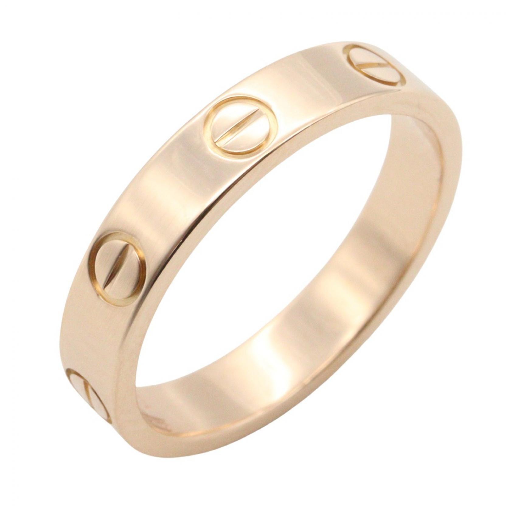 カルティエ CARTIER ミニラブリング リング・指輪 ジュエリー K18PG(ピンクゴールド) メンズ レディース ゴールド系 B4085200 【中古】