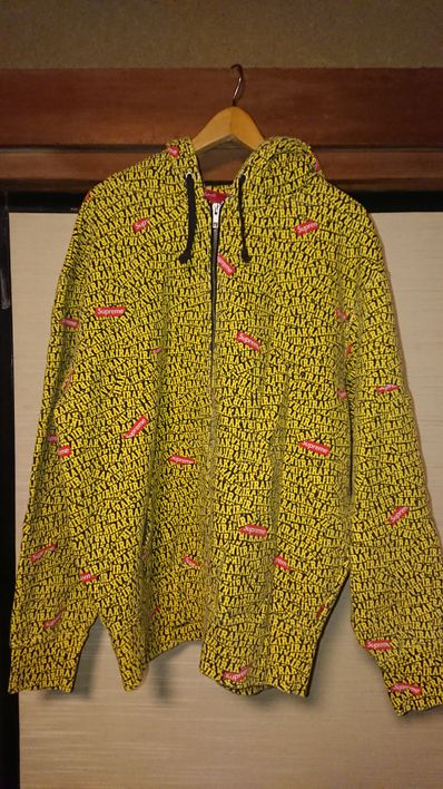 Supreme / IRAK Zip UP Hooded Sweatshirt "Yellow"