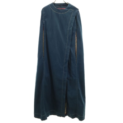 Levi's RED リーバイスレッド 80s ヴィンテージ ロング デニム ポンチョ XS ブルー系