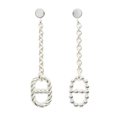 エルメス HERMES シェーヌダンクル パラード ピアス ピアス ジュエリー シルバー925 レディース シルバー系 【中古】