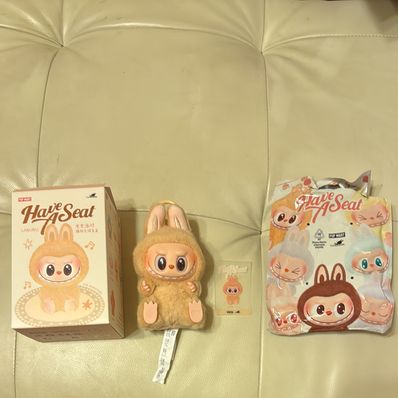POP MART THE MONSTERS (LABUBU) Have a Seat Plush Series BABA