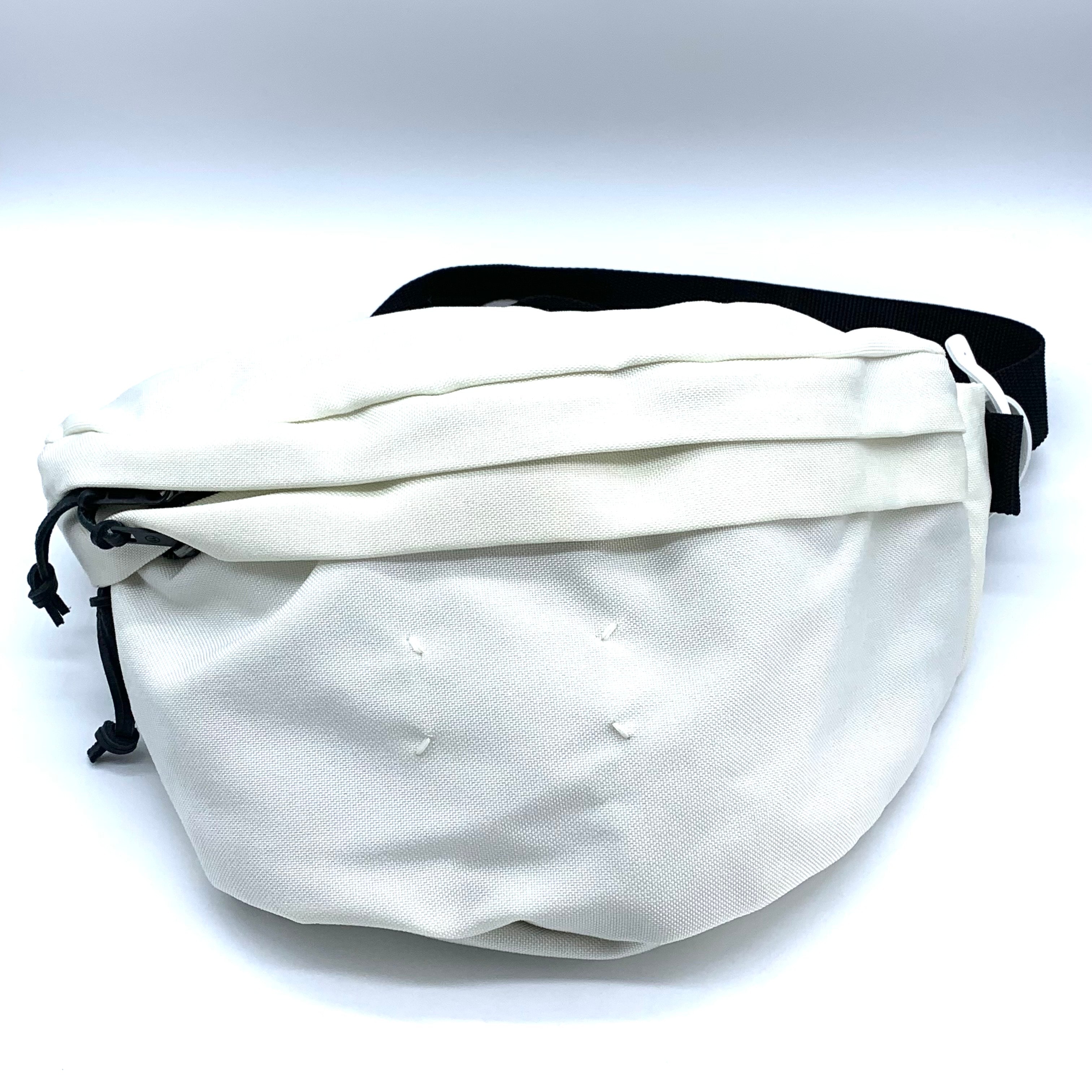 Maison Margiela Double Zip Nylon Bumbag "White"
