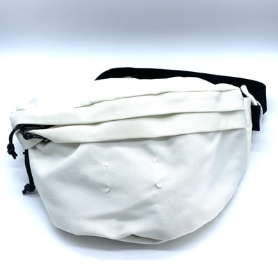 Maison Margiela Double Zip Nylon Bumbag "White"