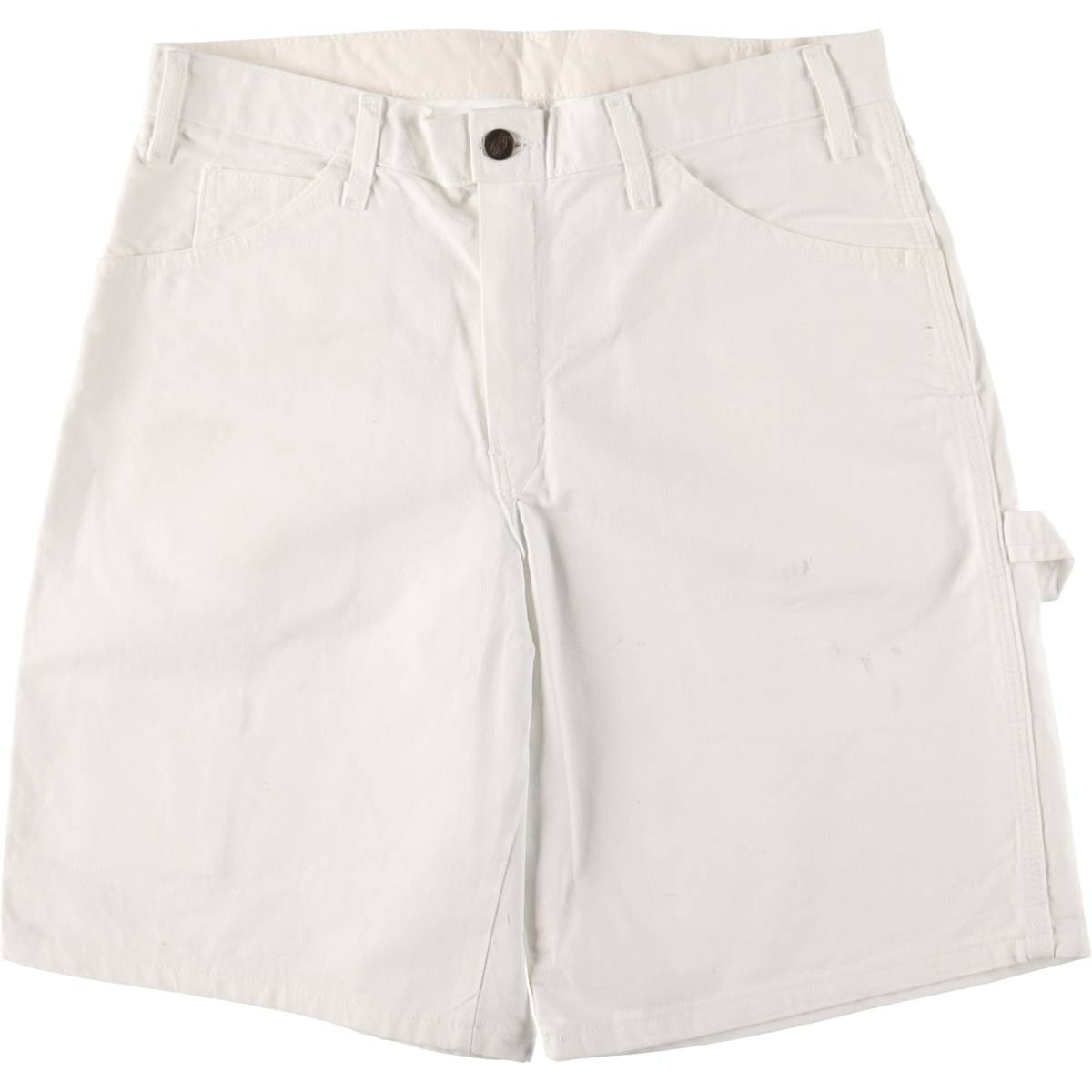 古着 ディッキーズ Dickies SHERWIN WILLIAMS シャーウィンウィリアムズ ホワイトデニムペインターショーツ ショートパンツ メンズw31相当/eaa583418