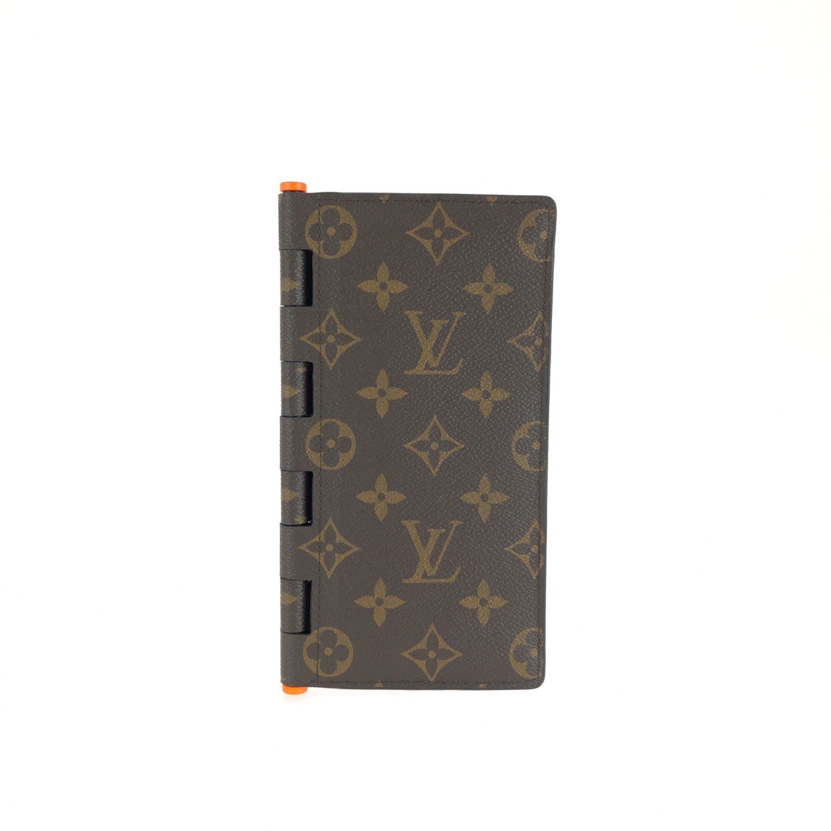 超美品 LOUIS VUITTON ルイヴィトン モノグラムソーラーレイ ポルトフォイユ ブラザ ヒンジ ブラウン PVC 長財布 ロングウォレット 603599 【中古】