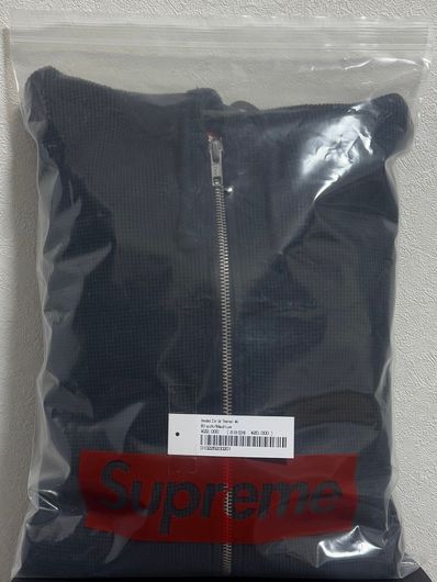 Supreme Hooded Zip Up Thermal "Black"