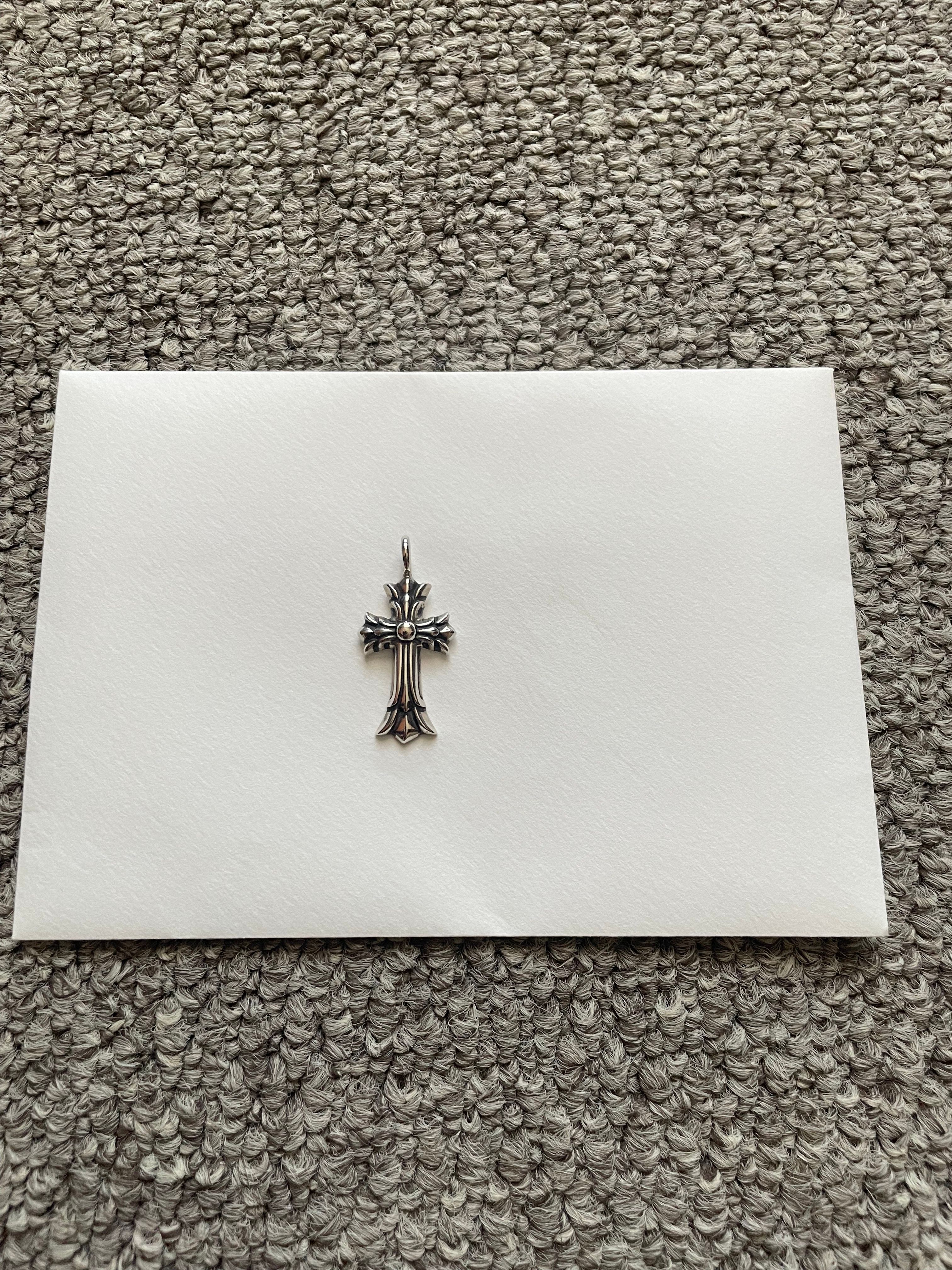 Chrome Hearts Double CH Cross Charm "Silver"