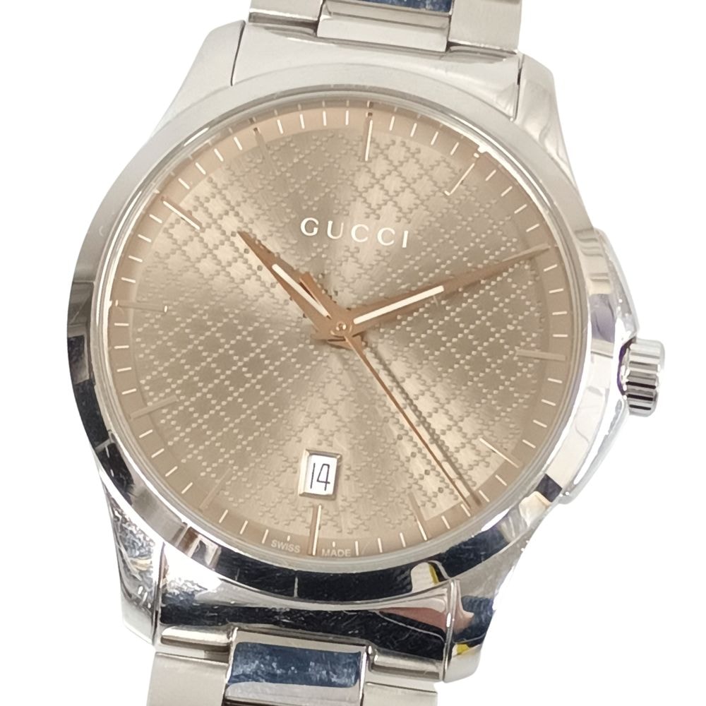 GUCCI グッチ 126.4 Gタイムレス クォーツ メンズ 腕時計 C1053