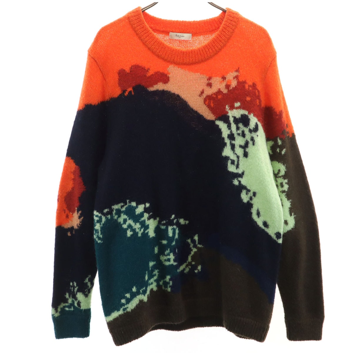 Paul Smith ポールスミス モヘアブレンド 長袖 セーター M ネイビー ニット