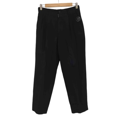 90-00S ウールギャバ 2タック トラウザーパンツ【1142435615042】