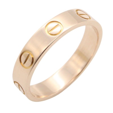 カルティエ CARTIER ミニラブリング リング・指輪 ジュエリー K18PG(ピンクゴールド) レディース ゴールド系 B4085200 【中古】