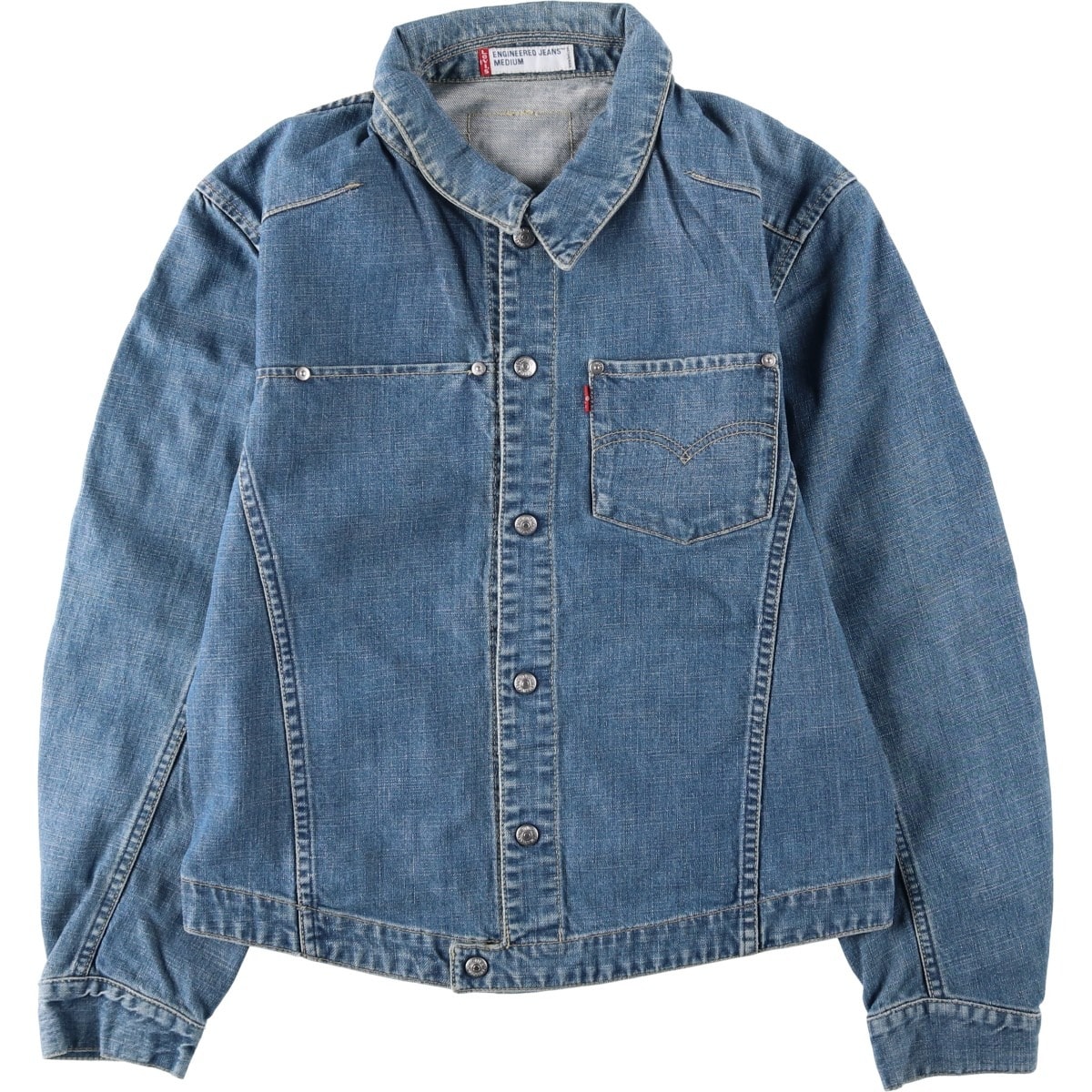 古着 00年代 リーバイス Levi's ENGINEERED エンジニアード ユーロモデル 70100-1038 デニムジャケット メンズM相当/eaa632515