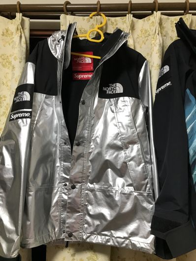 Supreme x The North Face Metallic Mountain Parka "Silver"