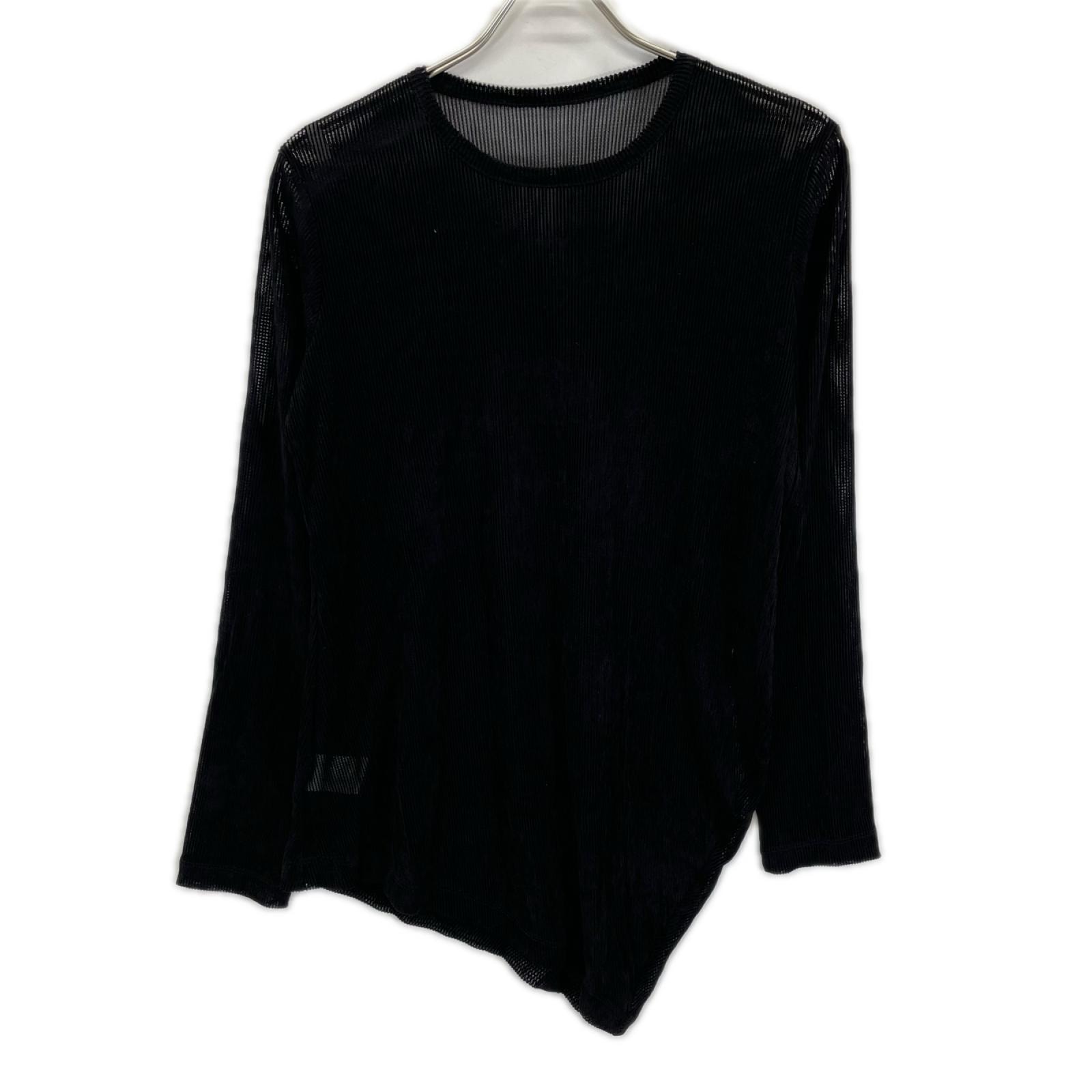 ワイズ YP-T67-564 ブラック NY TULLE DLOCKED ROUND NECK T 2