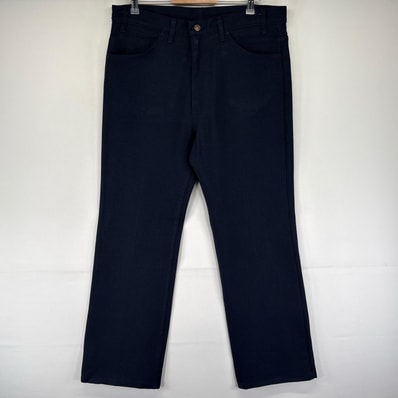 古着 90's/90年代 リーバイス Levi's USA製 パンツ スラックス ランチャーパンツ ストレート ポリパン w38 L32 ブラック系 メンズ
