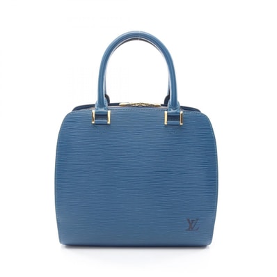 ルイ・ヴィトン LOUIS VUITTON ポンヌフ ハンドバッグ バッグ レザー エピ トレドブルー レディース ブルー系 M52055 【中古】