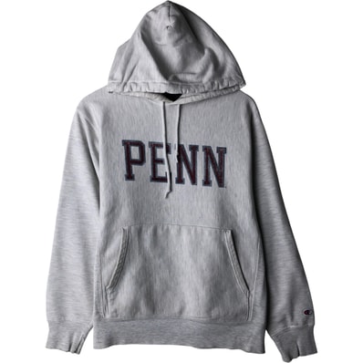 古着 00年代 チャンピオン Champion ORIGINAL REVERSE WEAVE オリジナルリバースウィーブ PENN ペンシルベニア大学 カレッジ スウェットプルオーバーパーカー メンズS相当/eaa613454