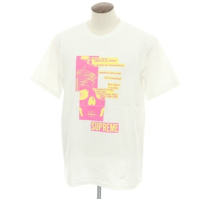 【中古】シュプリーム Supreme 2025年春夏 Anatomy Tee コットン クルーネック 半袖Tシャツ ホワイト【サイズL】【メンズ】