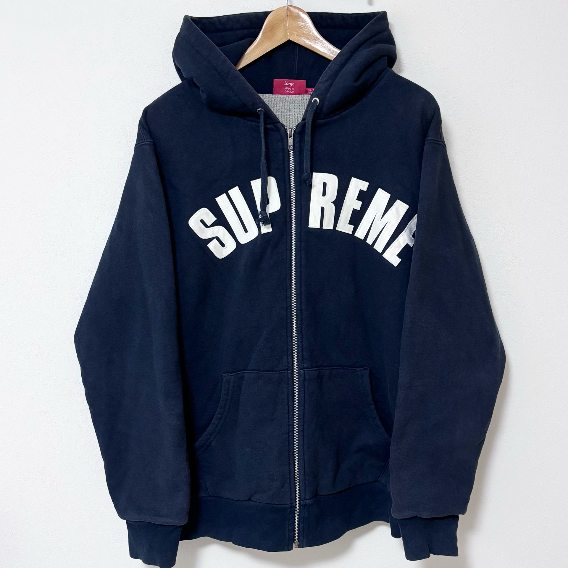 Supreme Arc Thermal Zip Up Hooded Sweatshirt アーチ サーマル ジップ アップ パーカー シュプリーム