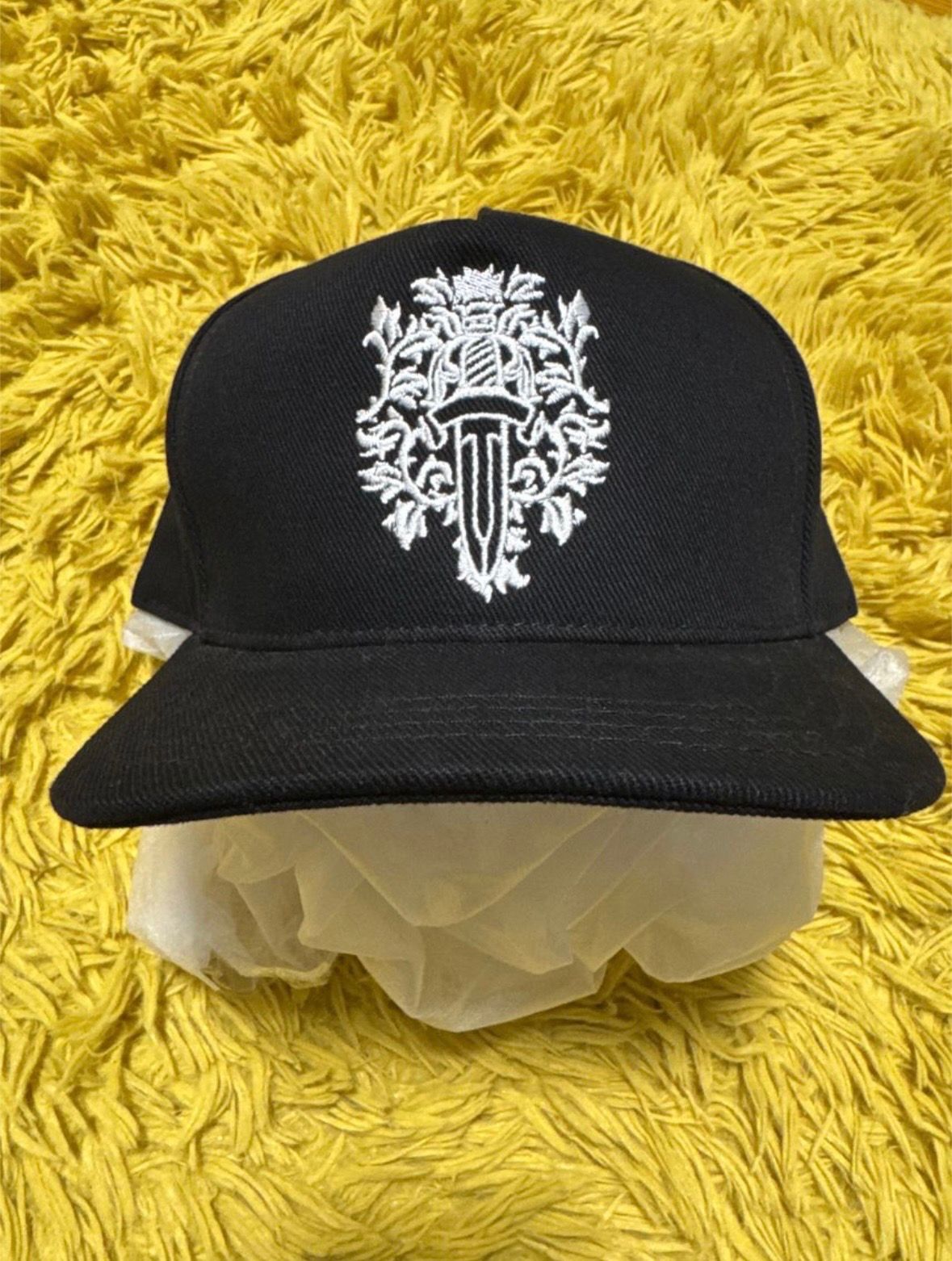 Chrome Hearts Baseball Denim Cap Dogger "Black/White"