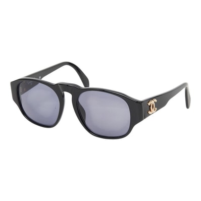 シャネル ココマーク サングラス 01452 94305 ブラック プラスチック レディース CHANEL 【中古】