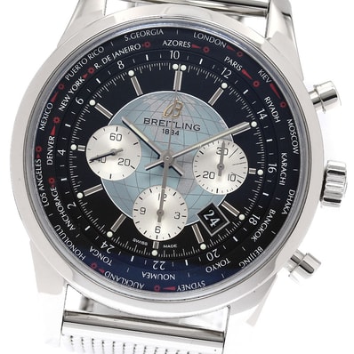 ブライトリング トランスオーシャン クロノグラフ ユニタイム メンズ 【中古】