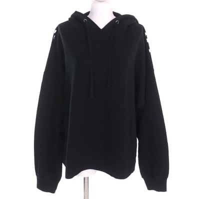 美品 メゾンマルジェラ パーカー ブラック レディース M S29GU0021