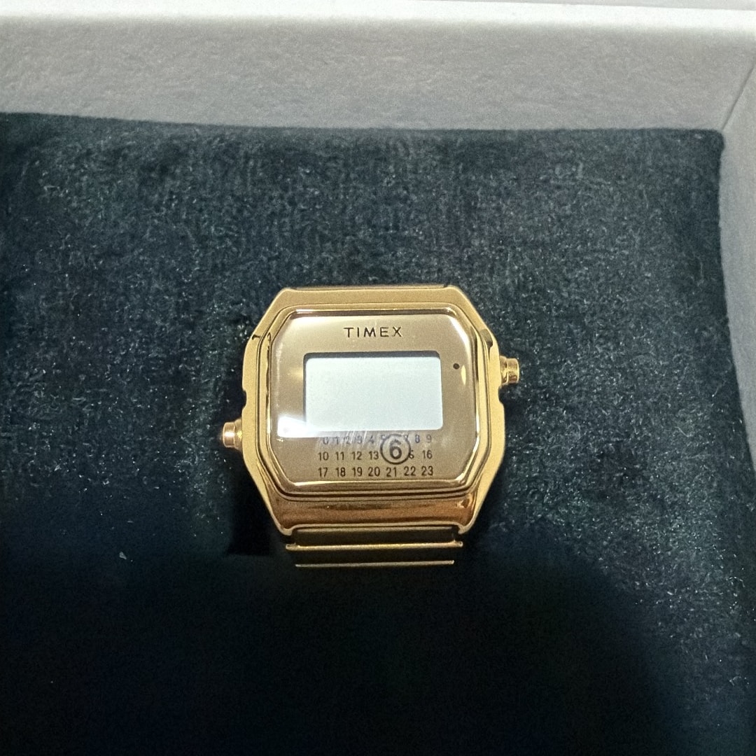 TIMEX x MM6 Maison Margiela T80 Ring Watch "Gold"