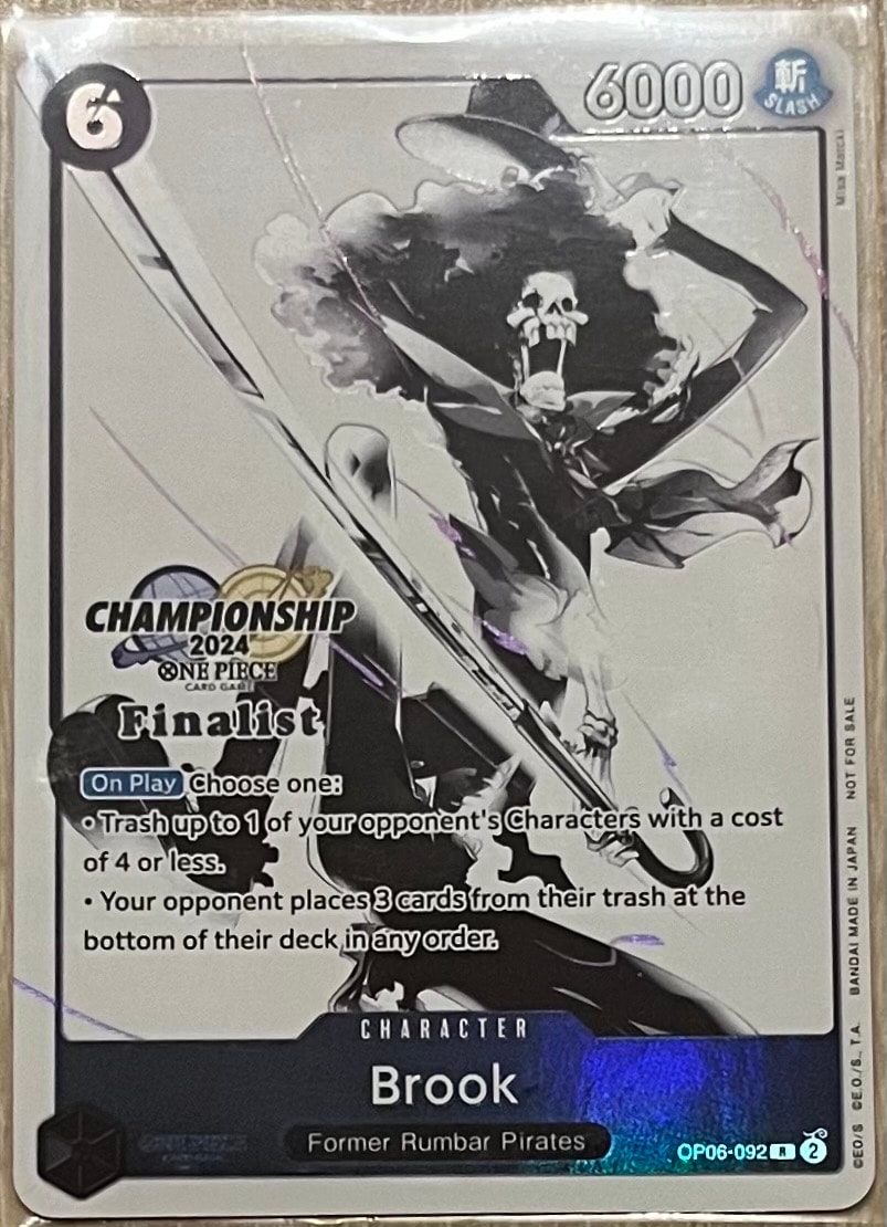 ブルック R [OP06-092]【英語版】(プロモーションカード「チャンピオンシップ 2024 トッププレイヤーパック Vol.2」)