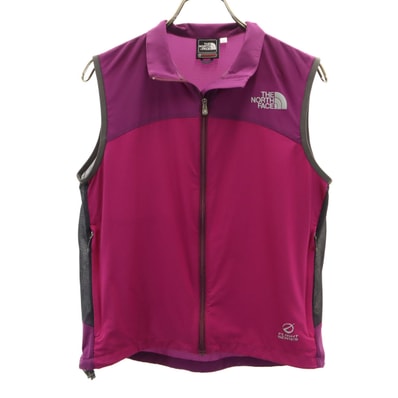 THE NORTH FACE ザノースフェイス ジップ ベスト M パープル アウトドア NPW11019