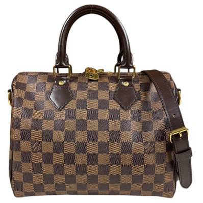 ルイヴィトン スピーディ25バンドリエール ダミエ ショルダーバッグ ダミエキャンバス N41181 ブラウン レディース LOUIS VUITTON 中古
